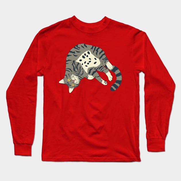 Whisper the Cat Long Sleeve T-Shirt by Bloom With Vin